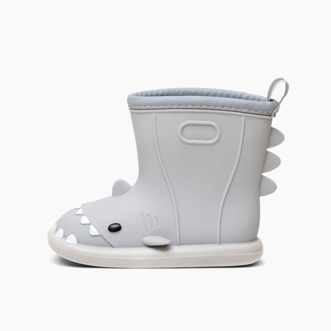 Kids Waterproof Shark Rain Boots