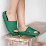 Men's Cushion Slides - Cloud Slides Emerald Green