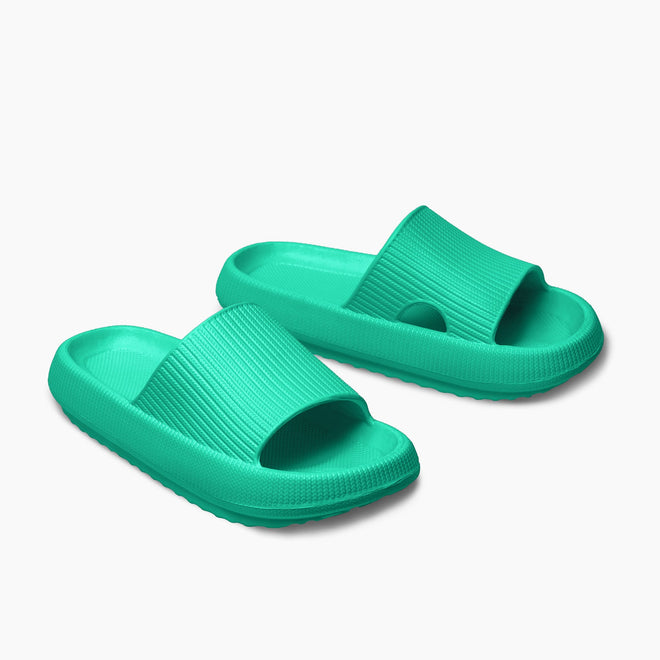 Mens Cushion Slides - Cloud Slides Mint mens