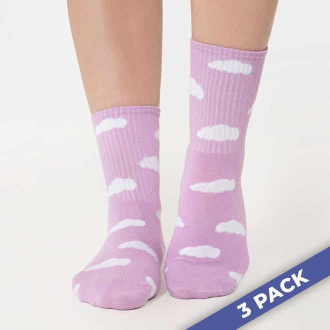 Cloud Slides - Socks 3 Pack