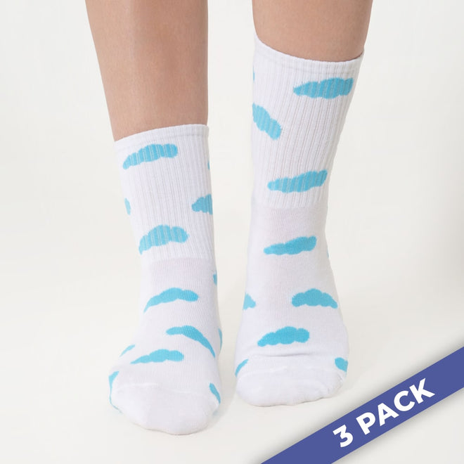 Cloud Slides - Socks 3 Pack