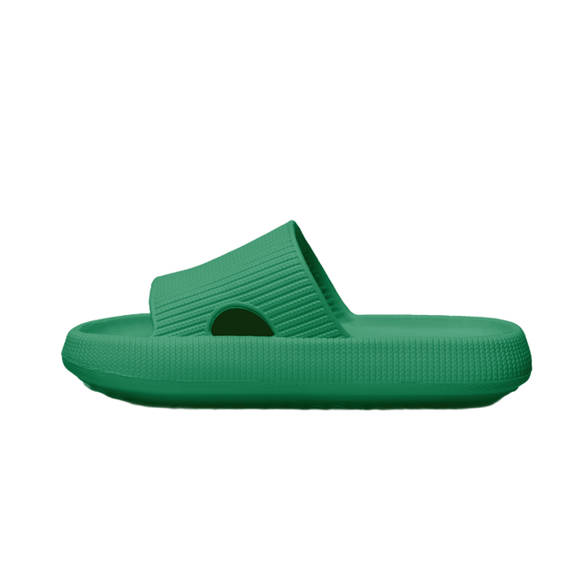 Mens Cushion Slides - Cloud Slides Emerald Green mens